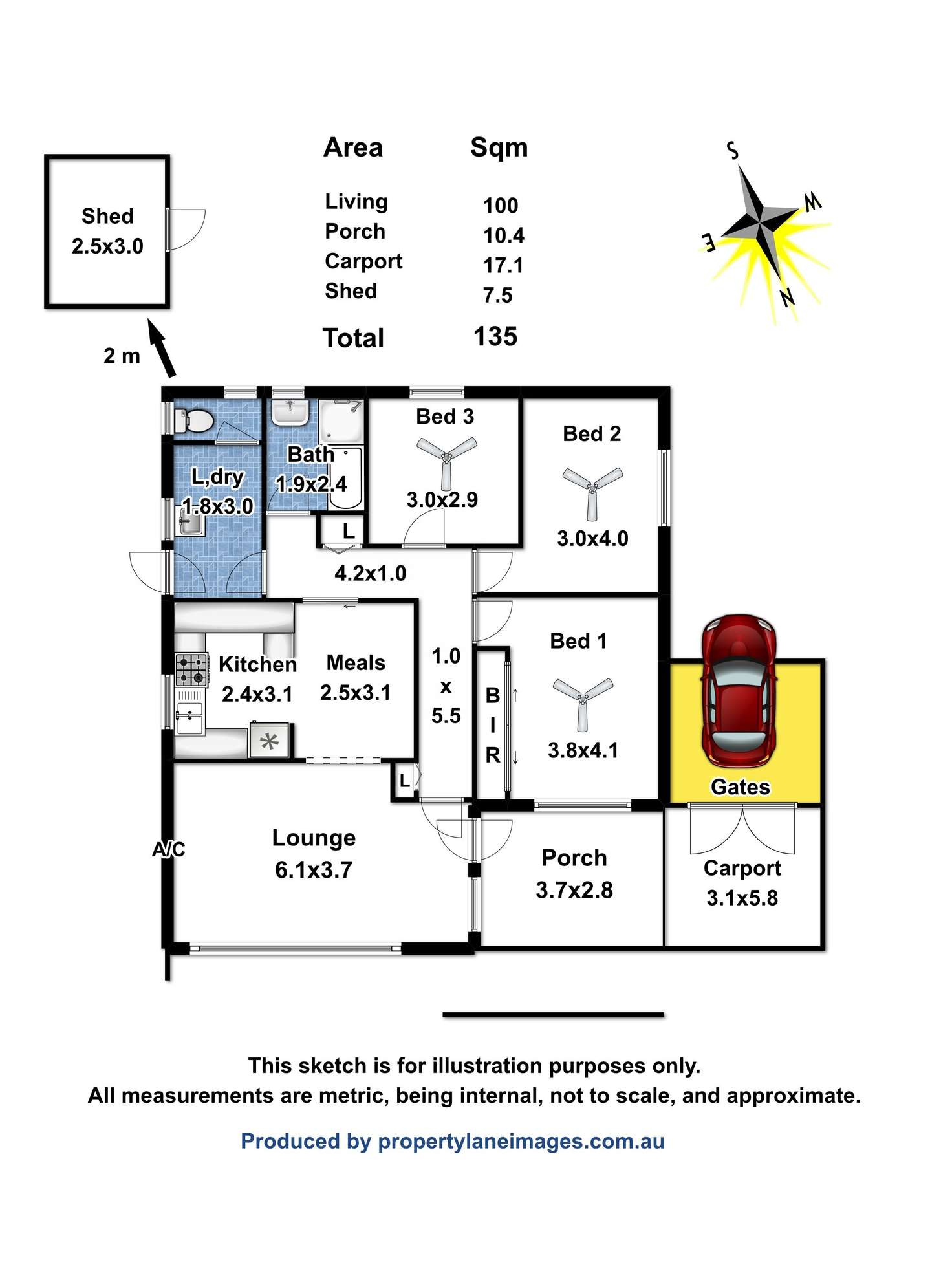 Floorplan of Homely house listing, 23 Edgecombe Road, Davoren Park SA 5113