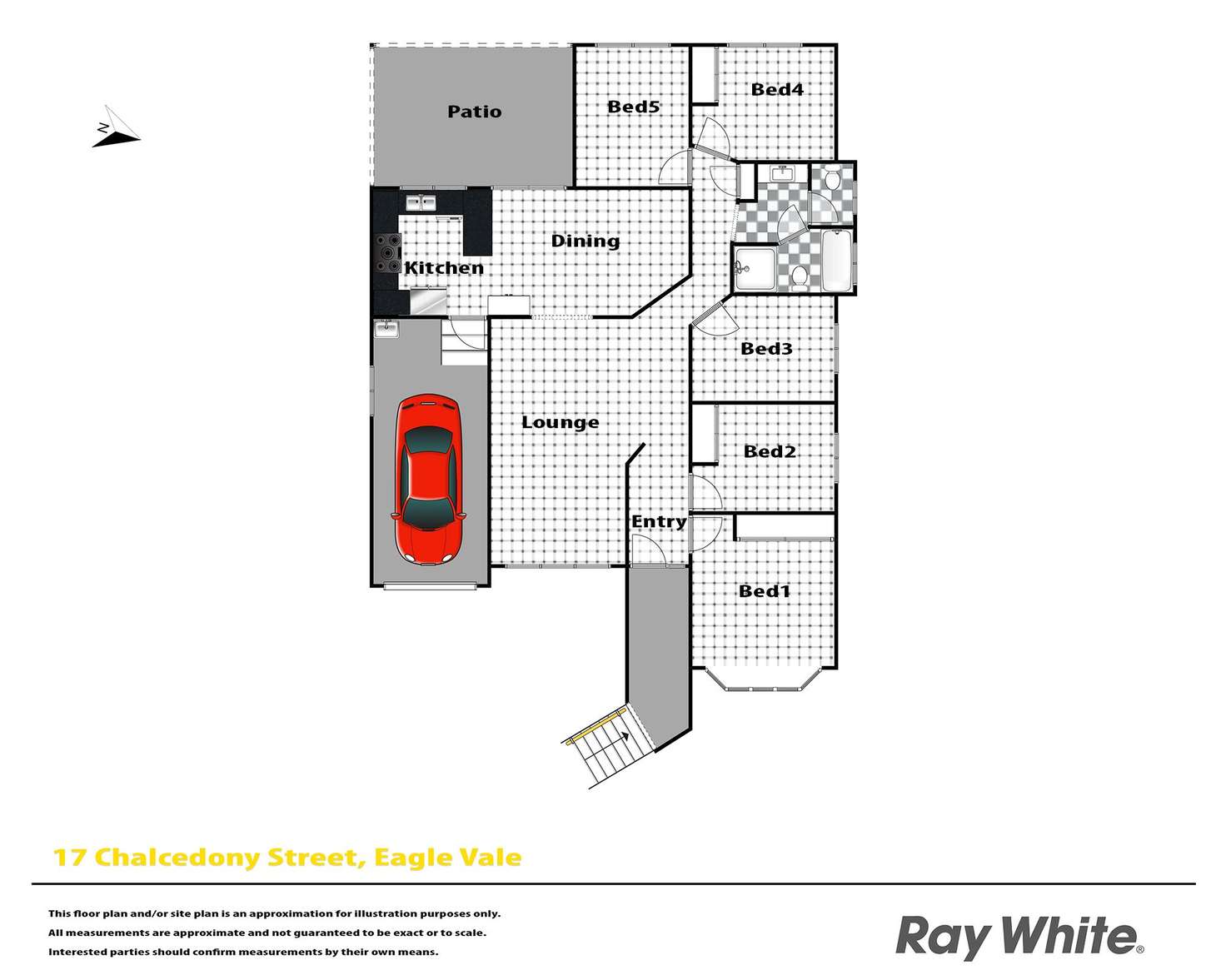 Floorplan of Homely house listing, 17 Chalcedony Street, Eagle Vale NSW 2558