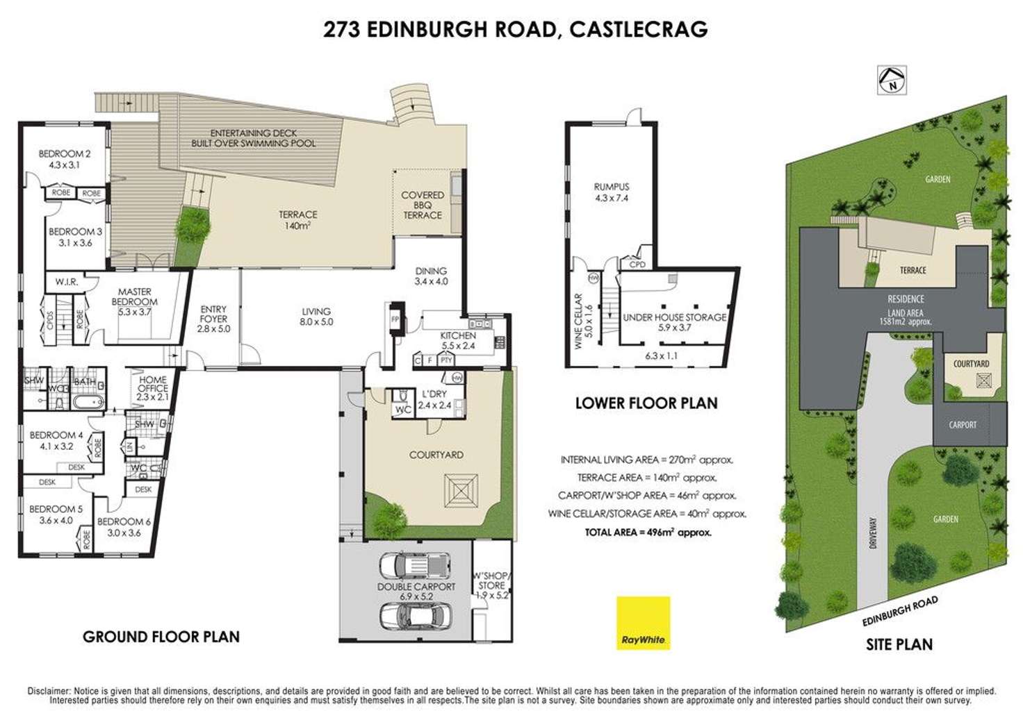 Floorplan of Homely house listing, 273 Edinburgh Road, Castlecrag NSW 2068