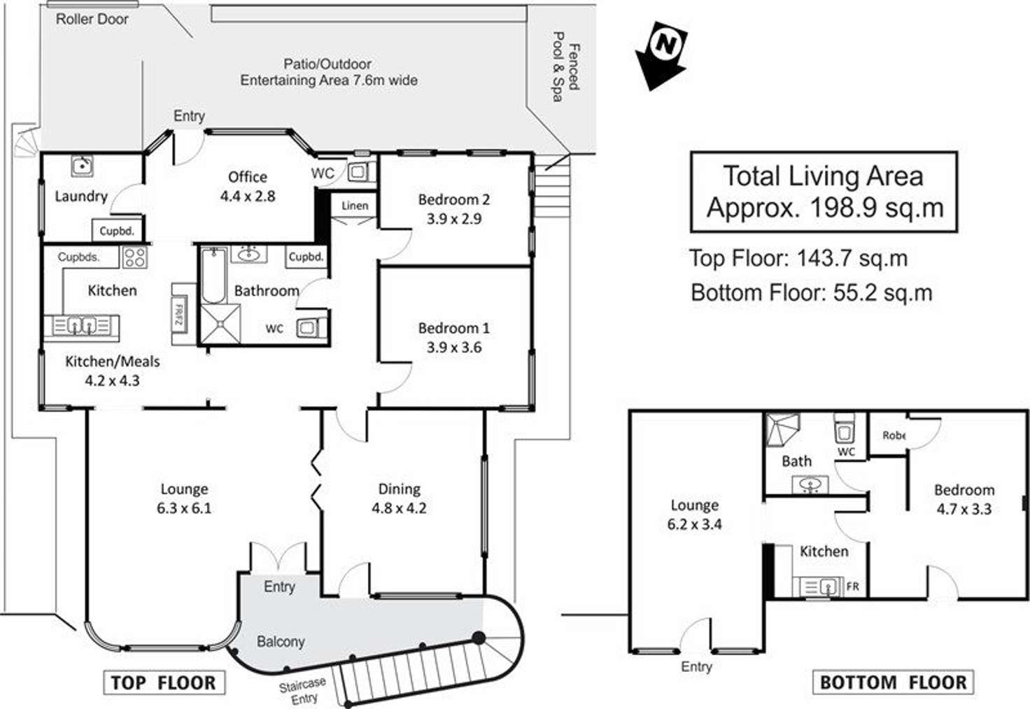 Floorplan of Homely house listing, 40 Nookamka Terrace, Barmera SA 5345