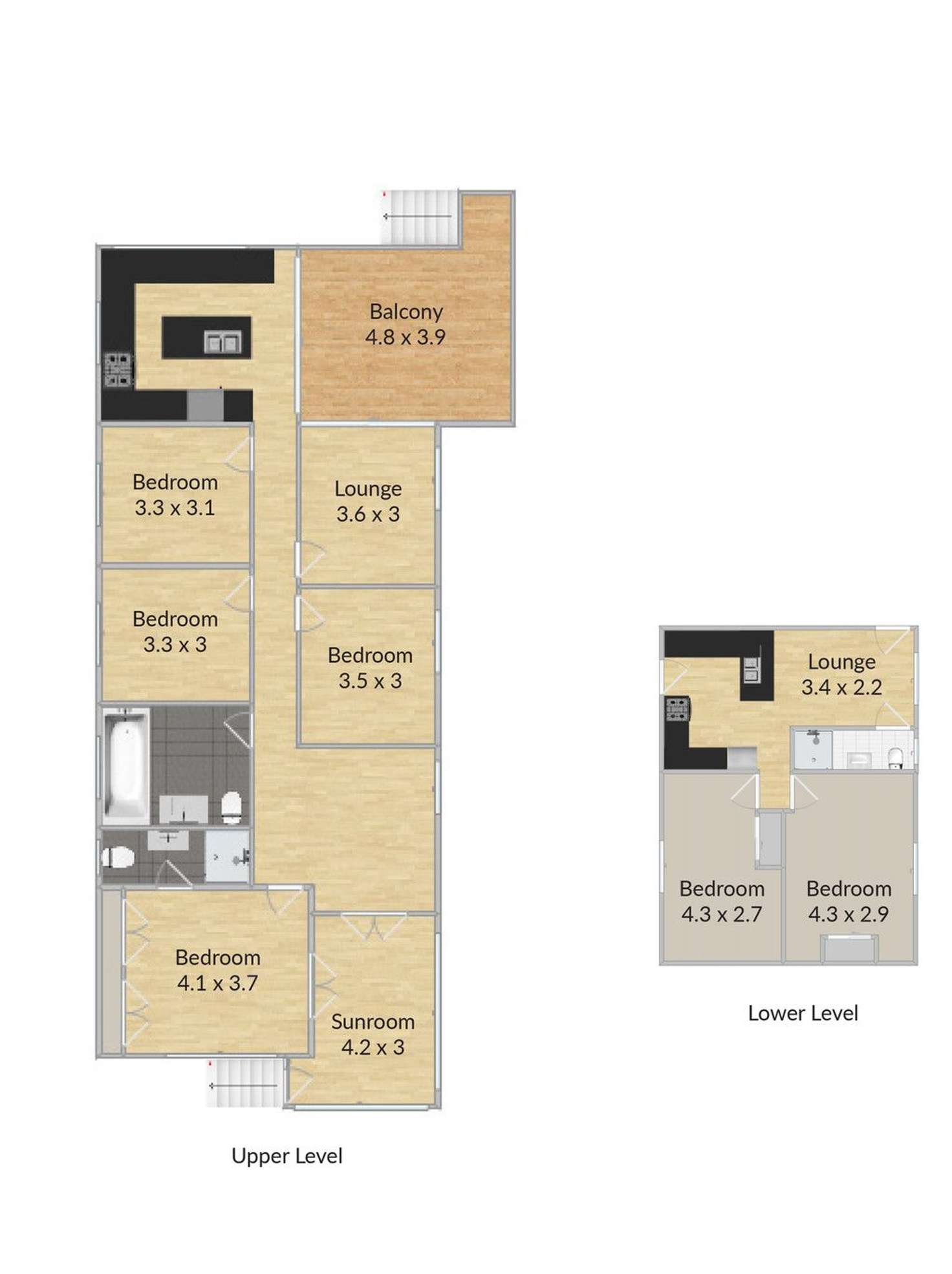 Floorplan of Homely house listing, 8 Scott Street, Red Hill QLD 4059