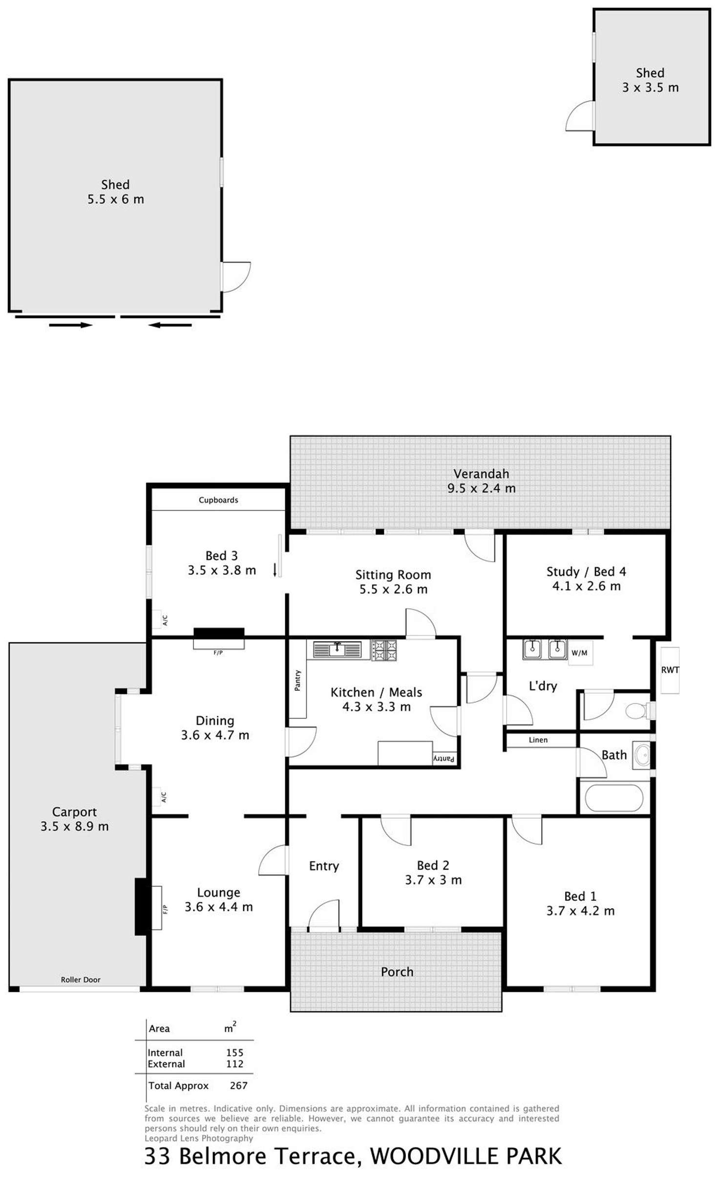 Floorplan of Homely house listing, 33 Belmore Terrace, Woodville Park SA 5011