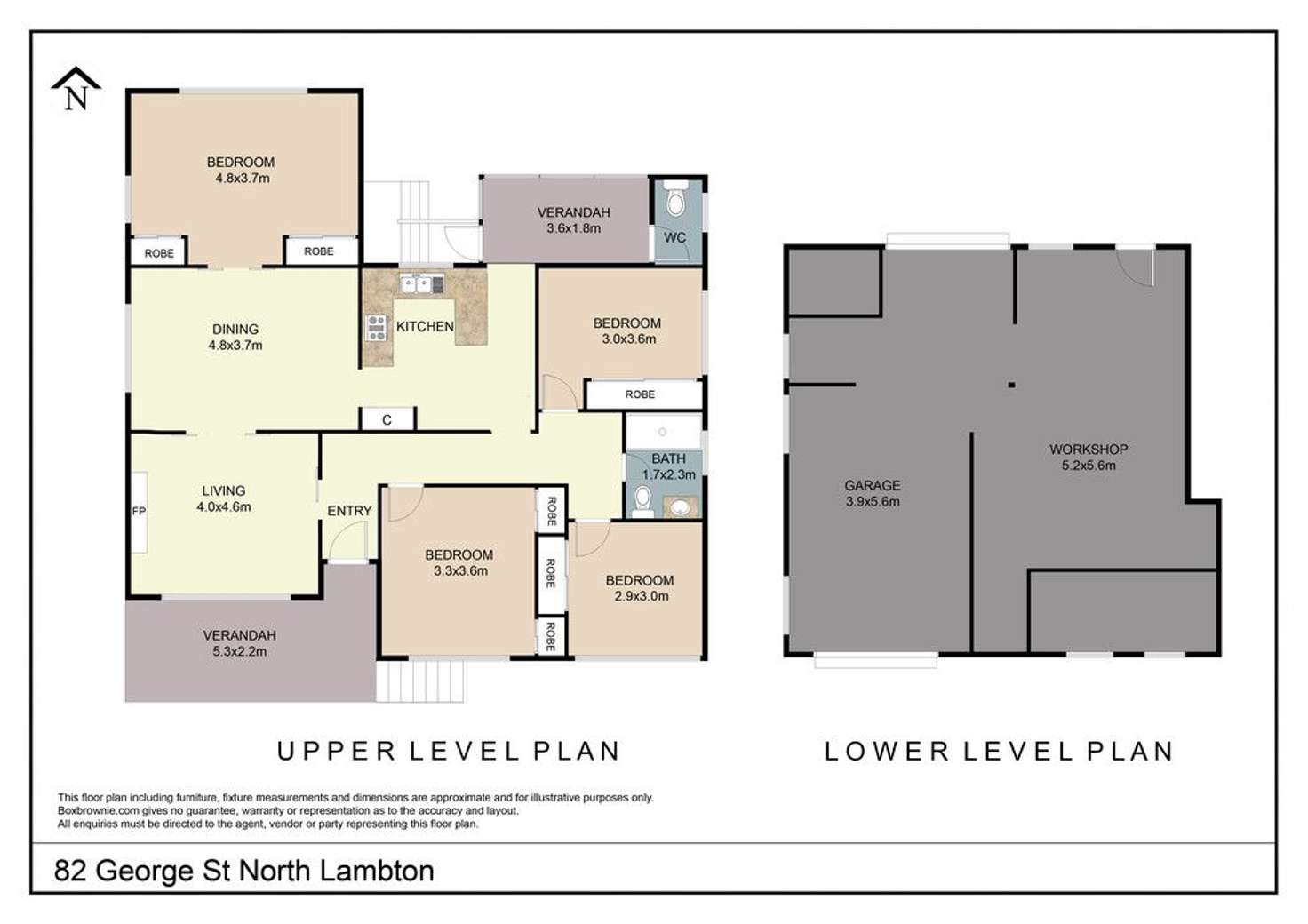 Floorplan of Homely house listing, 82 George Street, North Lambton NSW 2299