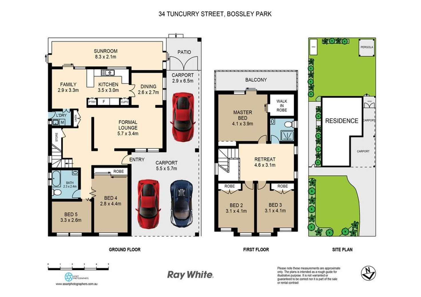 Floorplan of Homely house listing, 34 Tuncurry Street, Bossley Park NSW 2176