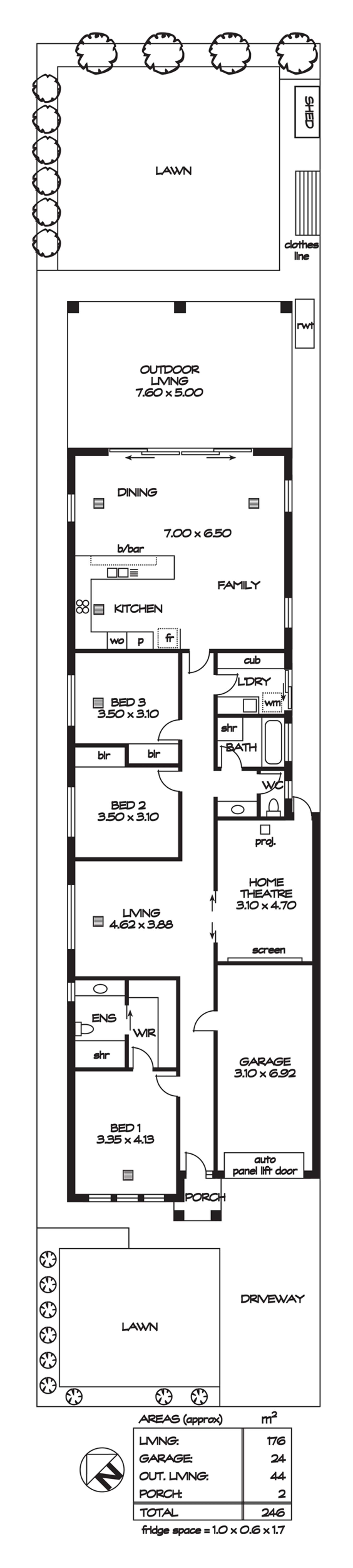 Floorplan of Homely house listing, 8A Blyth Street, Broadview SA 5083