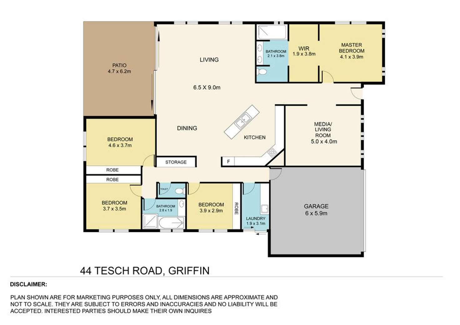 Floorplan of Homely house listing, 44 Tesch Road, Griffin QLD 4503