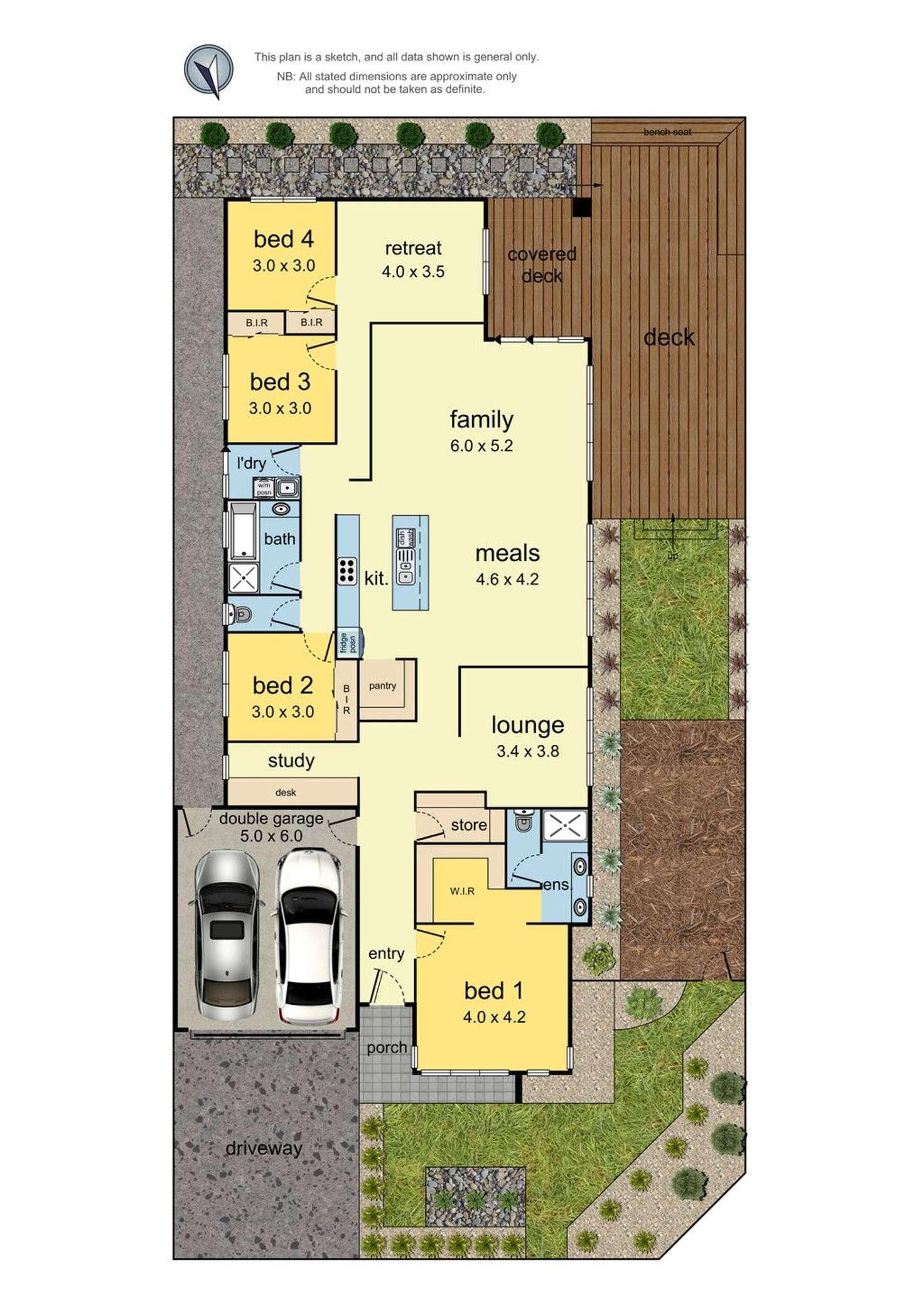 Floorplan of Homely house listing, 7 Botanica Drive, Chirnside Park VIC 3116