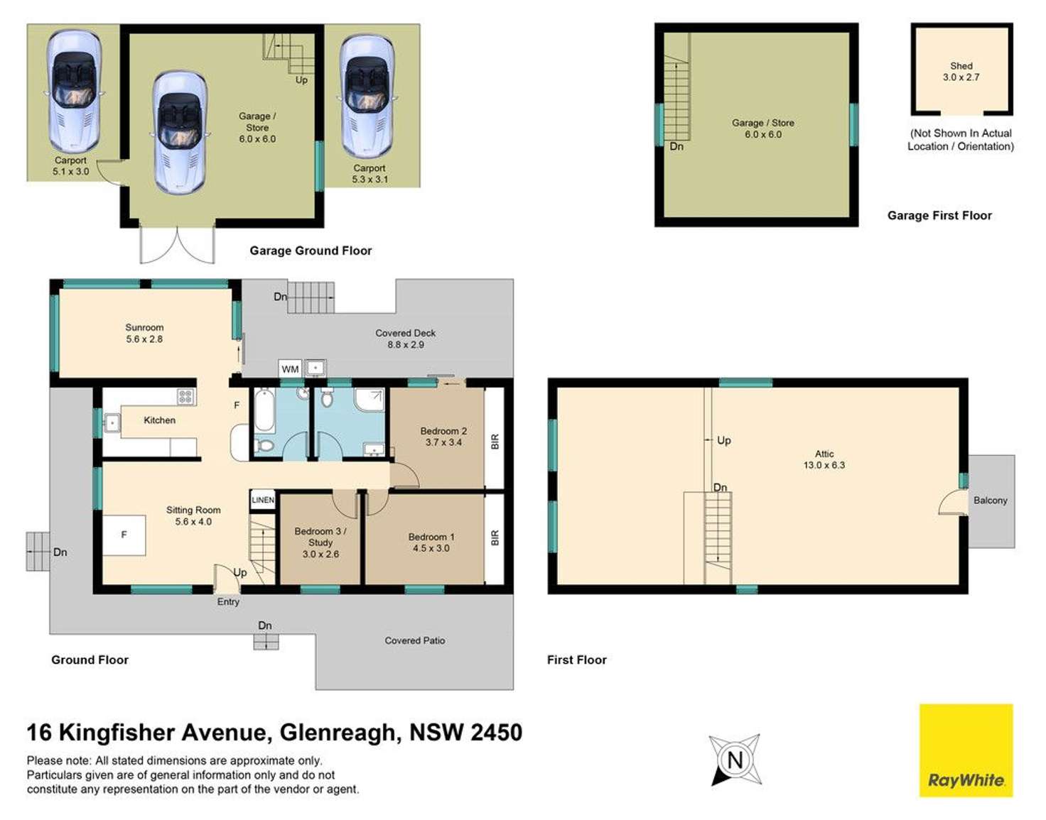 Floorplan of Homely house listing, 16 Kingfisher Avenue, Glenreagh NSW 2450