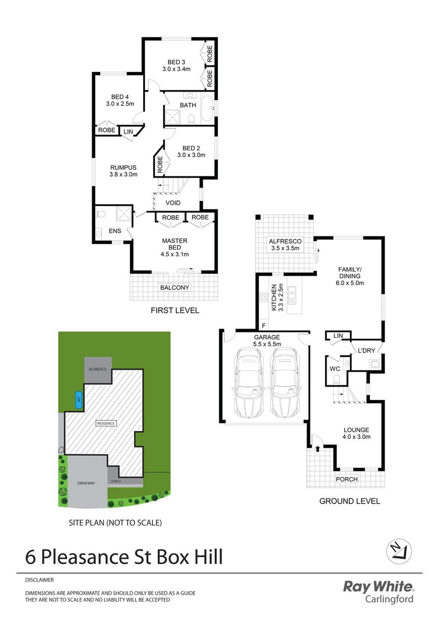 Floorplan of Homely house listing, 6 Pleasance Street, Box Hill NSW 2765
