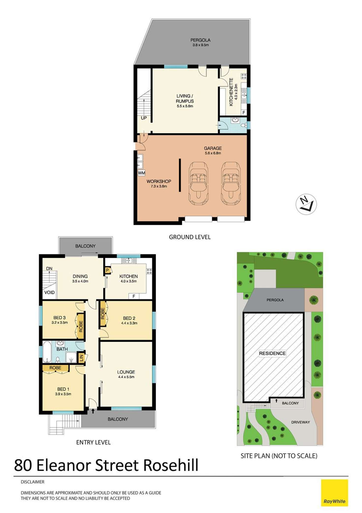 Floorplan of Homely house listing, 80 Eleanor Street, Rosehill NSW 2142