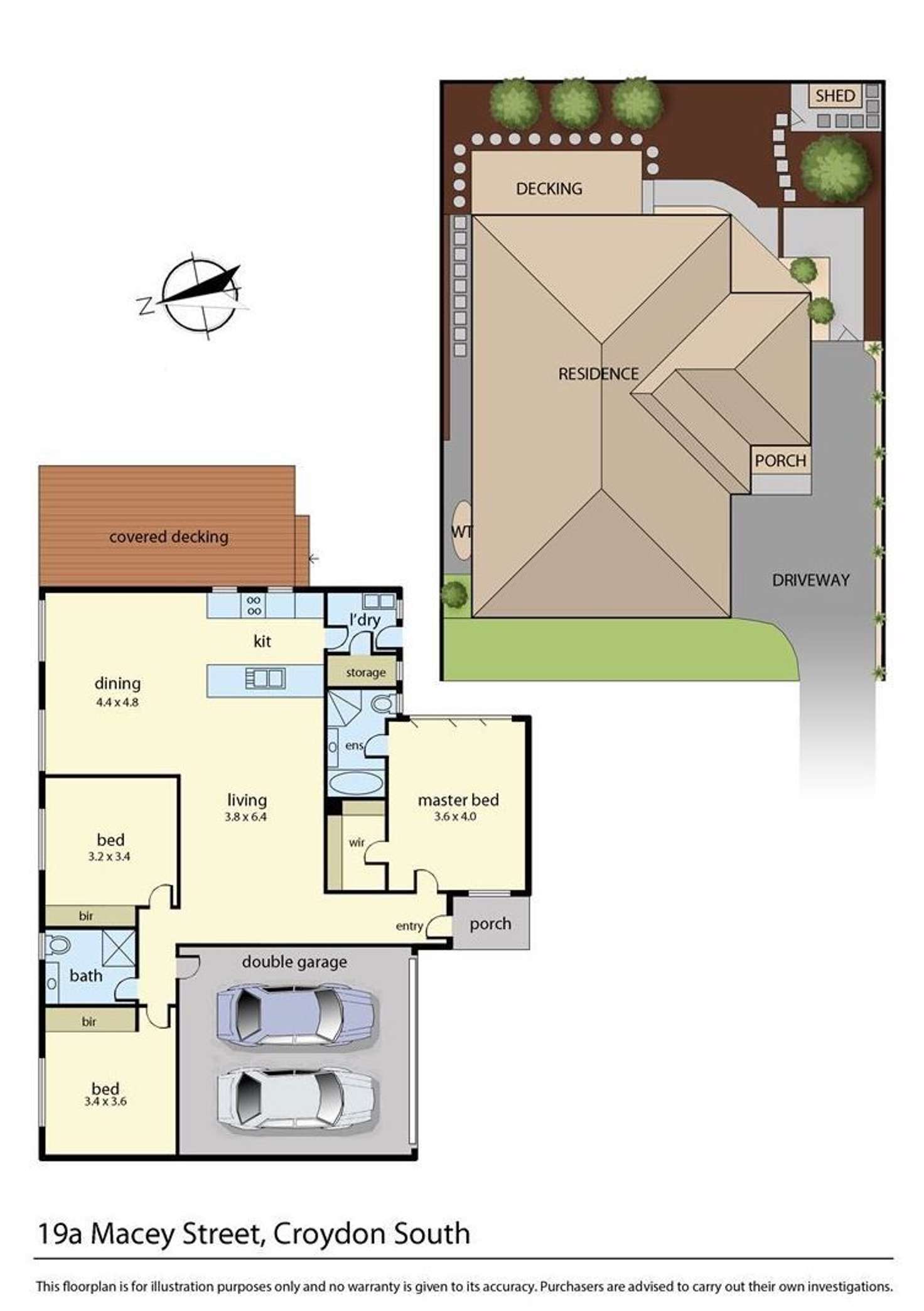 Floorplan of Homely house listing, 19A Macey Street, Croydon South VIC 3136