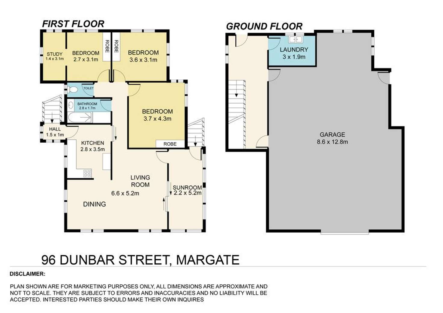 Floorplan of Homely house listing, 96 Dunbar Street, Margate QLD 4019