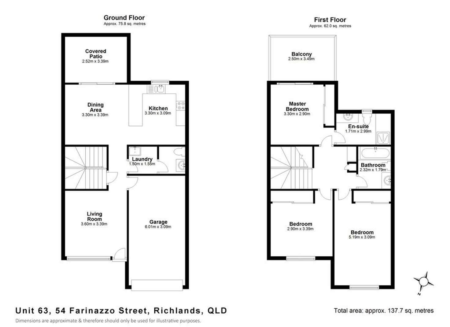 Floorplan of Homely house listing, 63/54 Farinazzo Street, Richlands QLD 4077