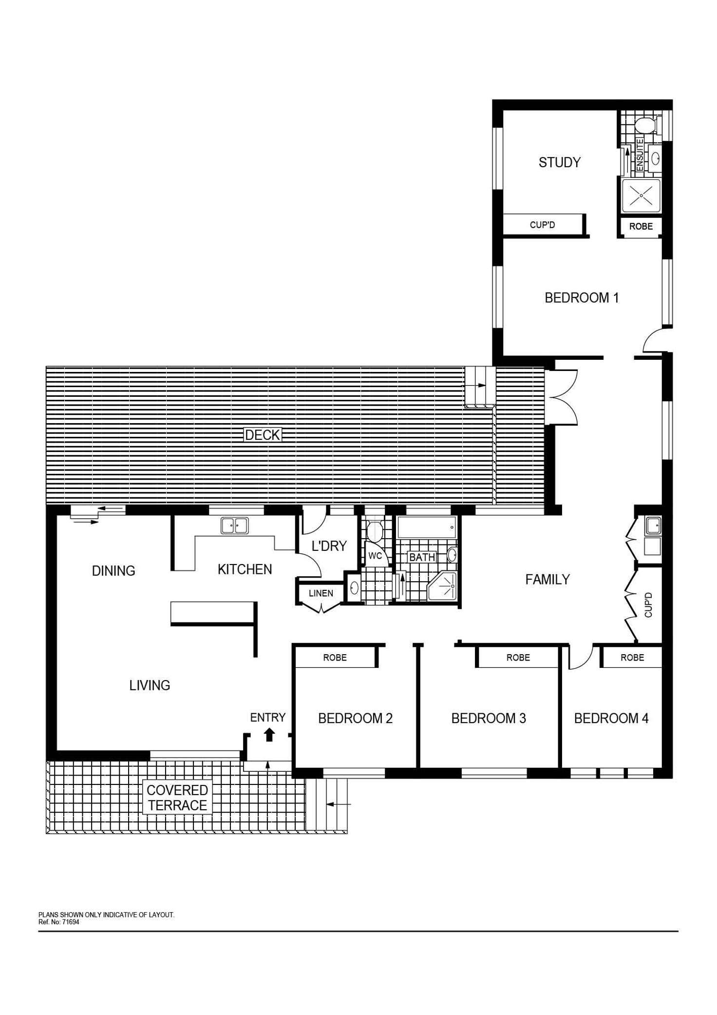Floorplan of Homely house listing, 47 Dennis Street, Garran ACT 2605