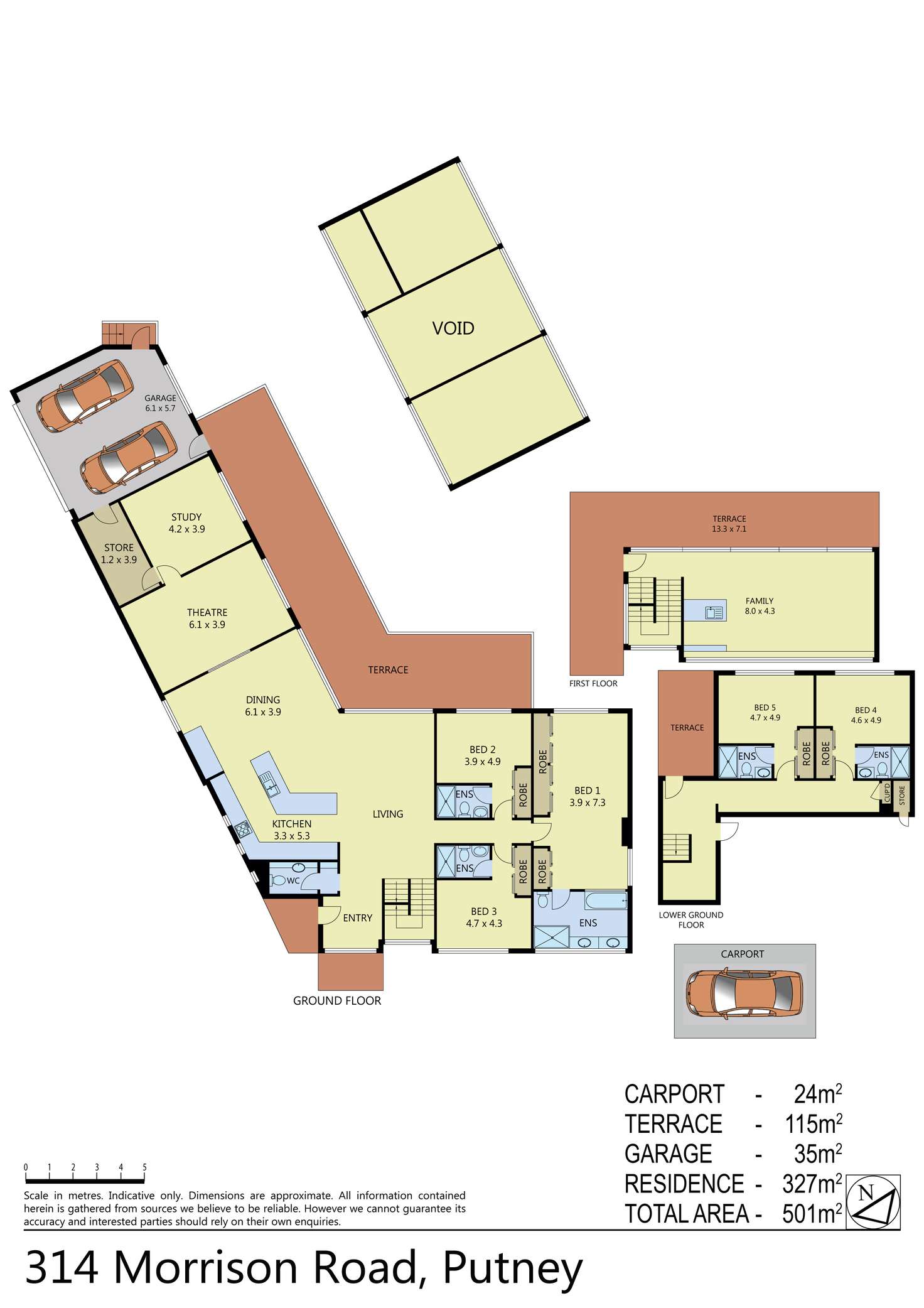 Floorplan of Homely house listing, 314 Morrison Road, Putney NSW 2112