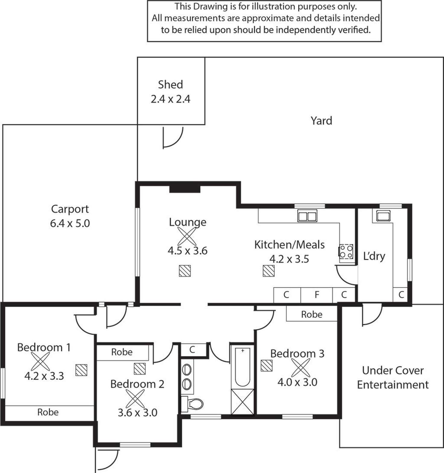 Floorplan of Homely house listing, 47 Main Street, Beverley SA 5009