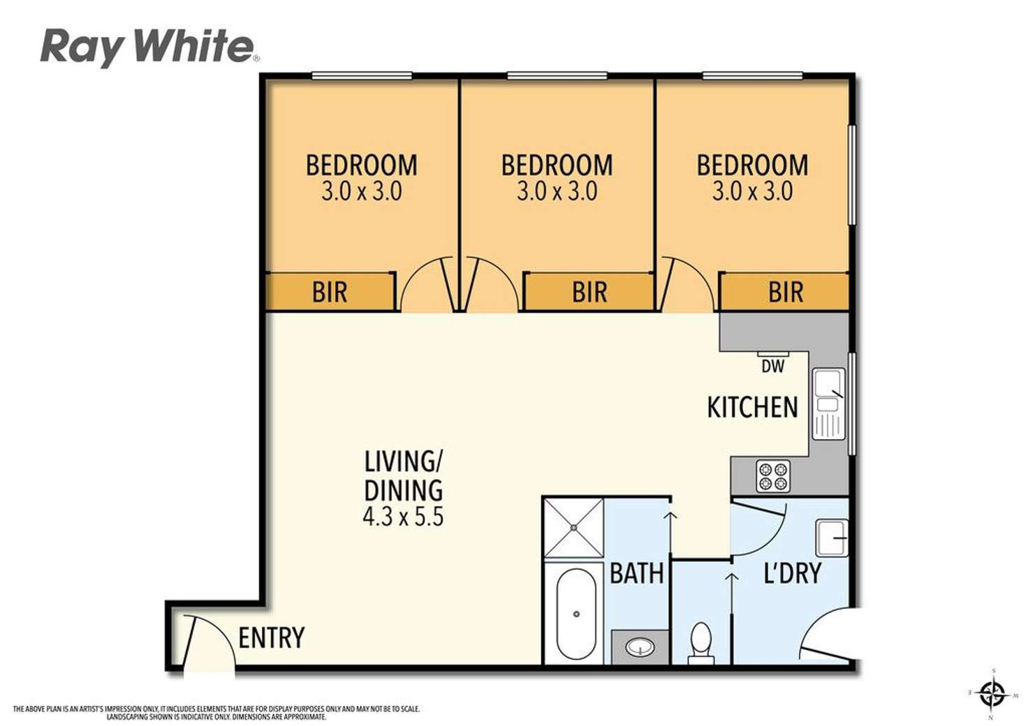 Floorplan of Homely unit listing, 3/7 Perlis Avenue, Cowes VIC 3922