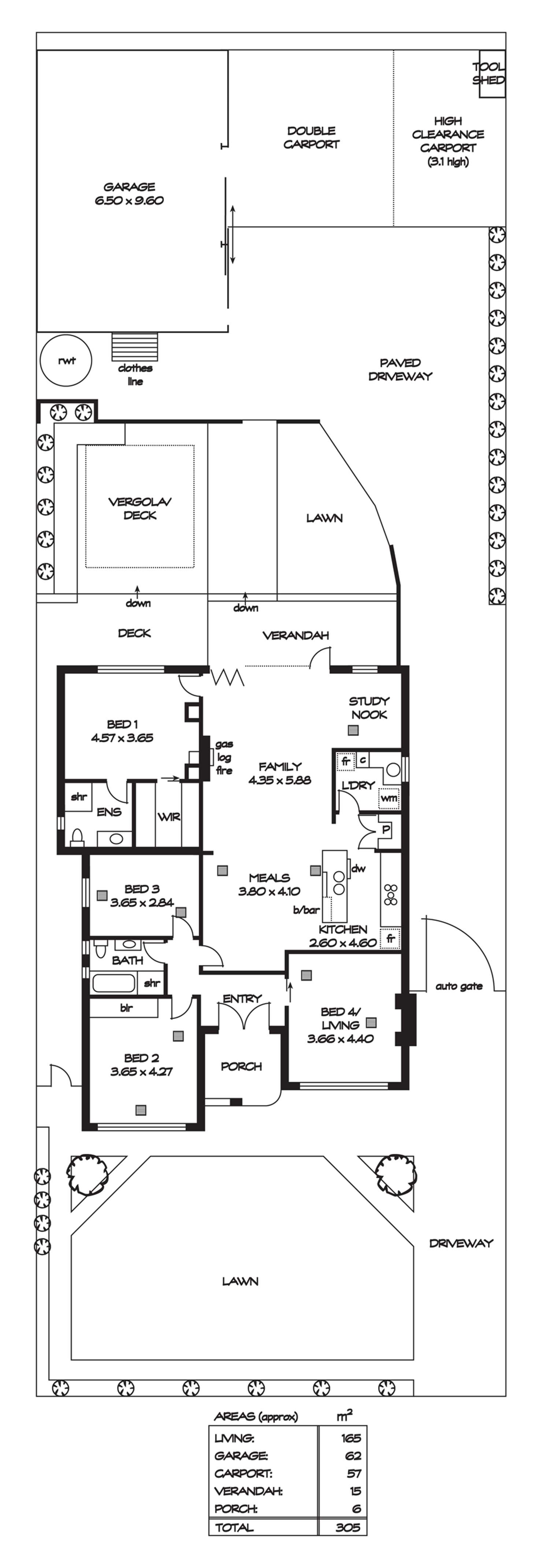 Floorplan of Homely house listing, 5 Rosslyn Avenue, Manningham SA 5086