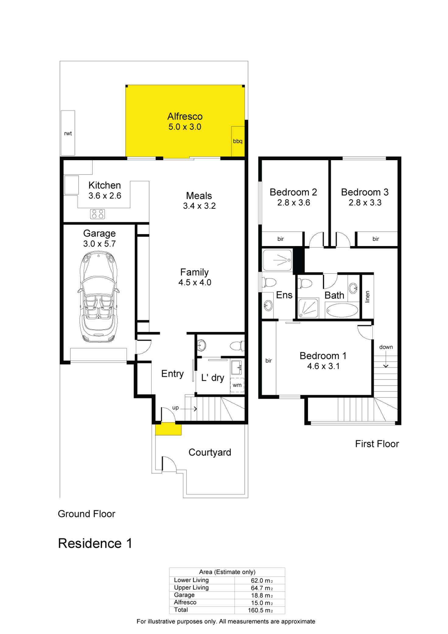 Floorplan of Homely house listing, 58B Farnham Road, Ashford SA 5035