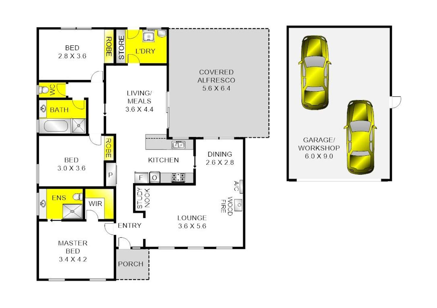 Floorplan of Homely house listing, 780 Old Melbourne Road, Little River VIC 3211