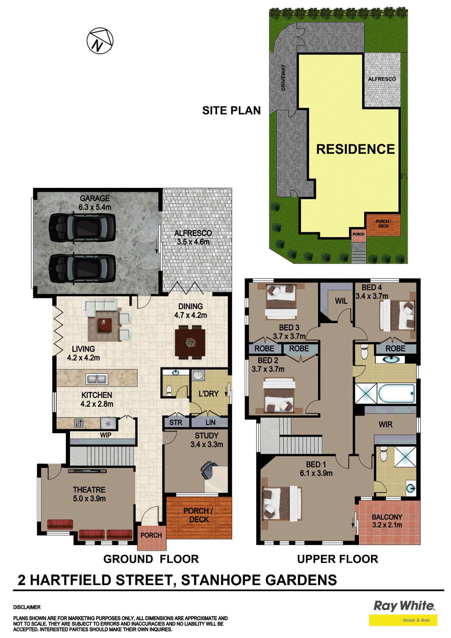Floorplan of Homely house listing, 2 Hartfield Street, Stanhope Gardens NSW 2768