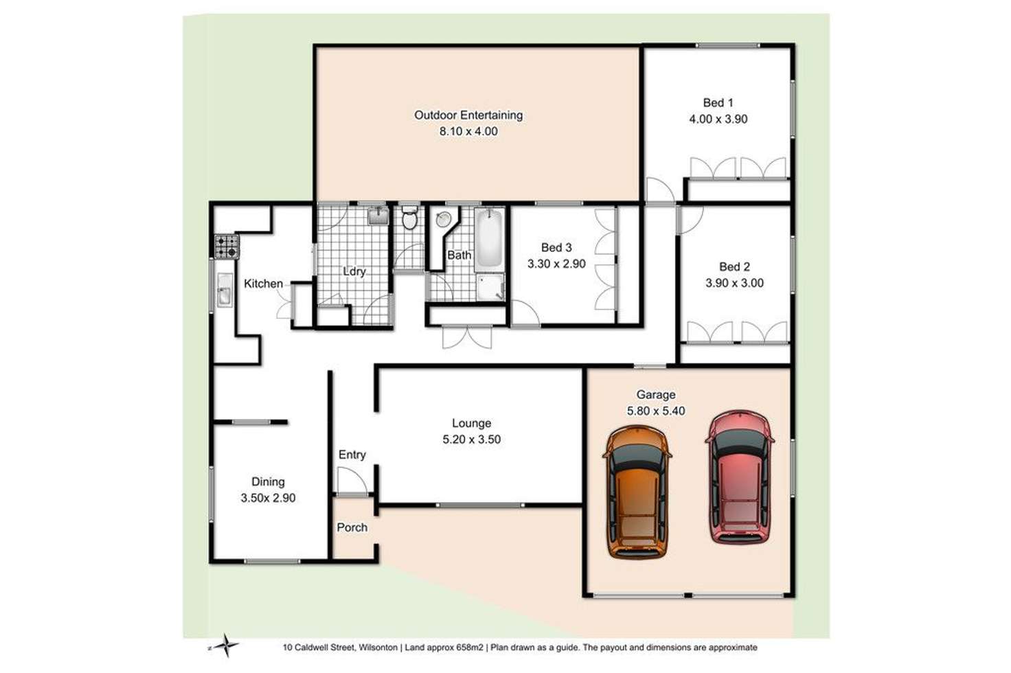 Floorplan of Homely house listing, 10 Caldwell Street, Wilsonton QLD 4350
