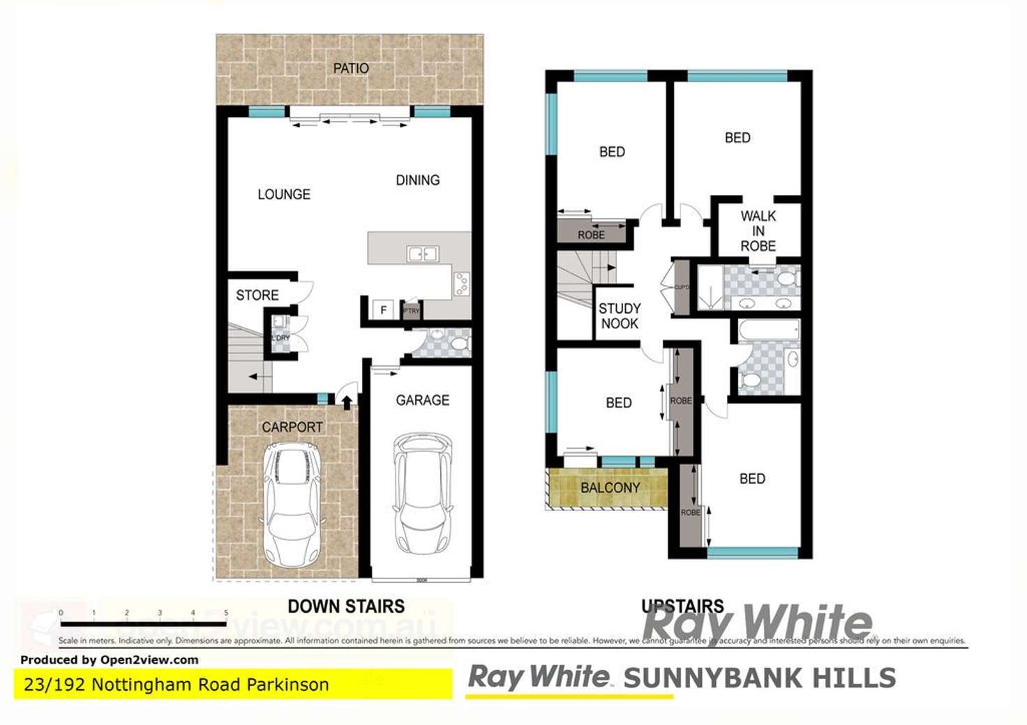 Floorplan of Homely townhouse listing, 23/192 Nottingham Road, Parkinson QLD 4115