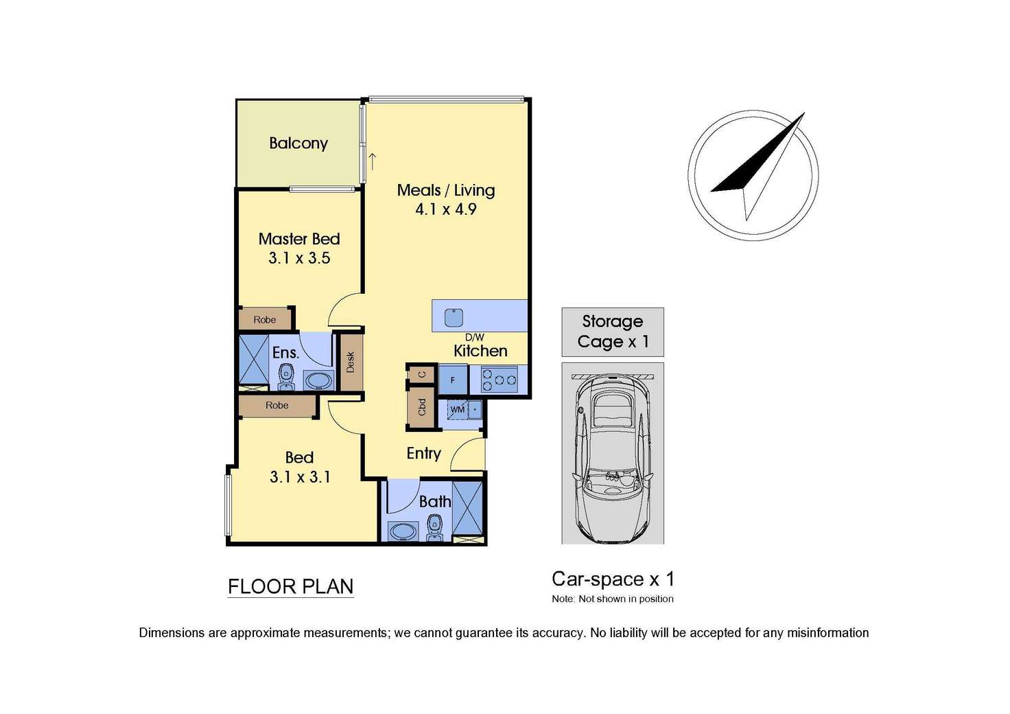 Floorplan of Homely apartment listing, 302/111 Carrington Road, Box Hill VIC 3128