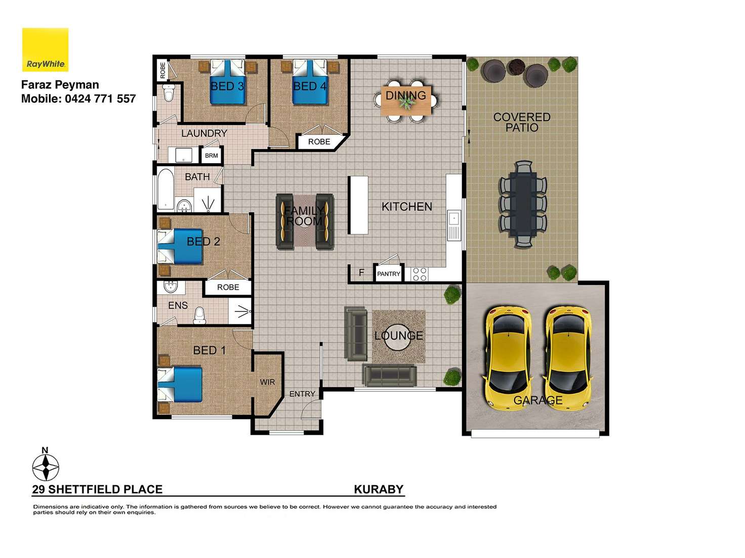 Floorplan of Homely house listing, 29 Sheffield Place, Kuraby QLD 4112