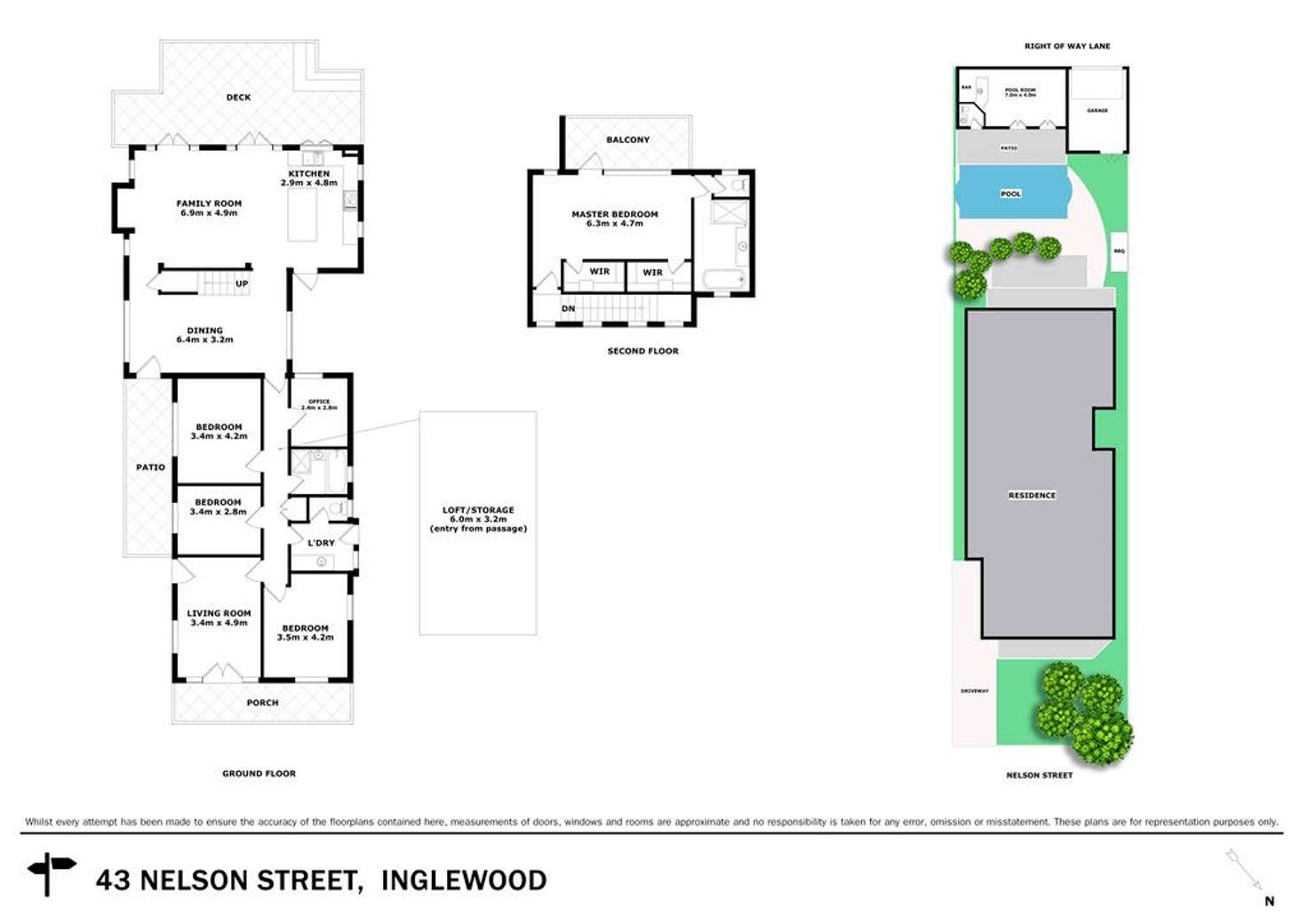 Floorplan of Homely house listing, 43 Nelson Street, Inglewood WA 6052