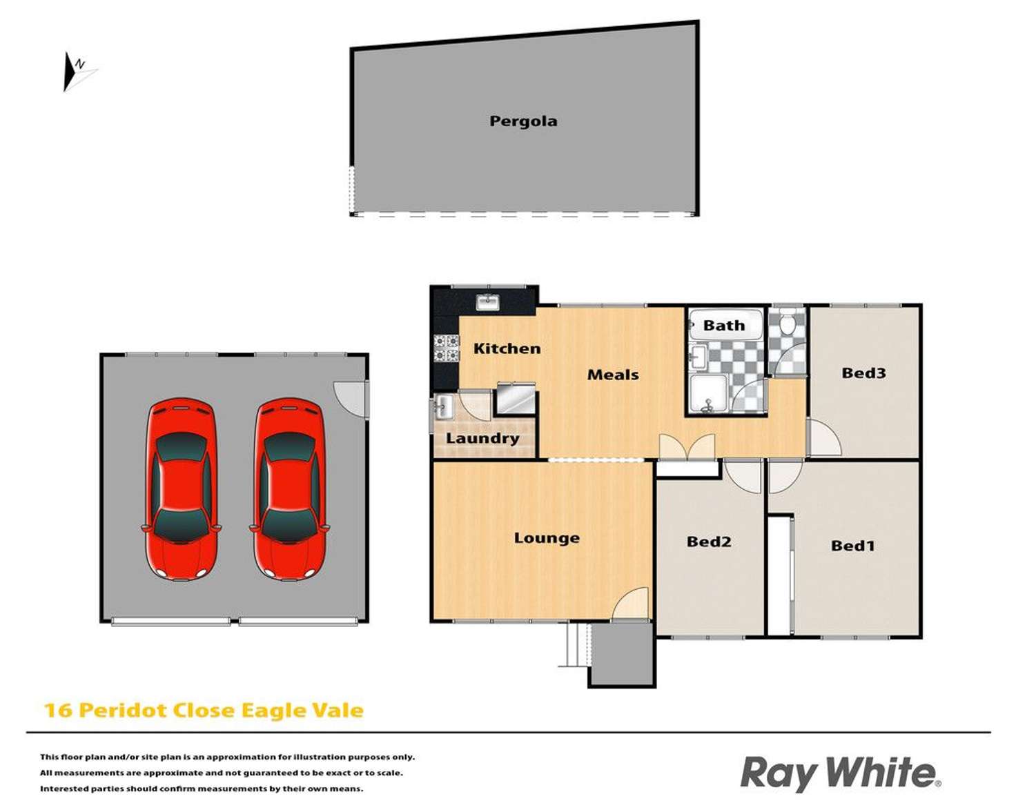 Floorplan of Homely house listing, 16 Peridot Close, Eagle Vale NSW 2558