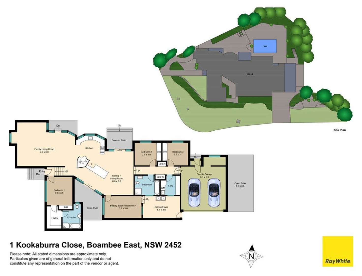 Floorplan of Homely house listing, 1 Kookaburra Close, Boambee East NSW 2452
