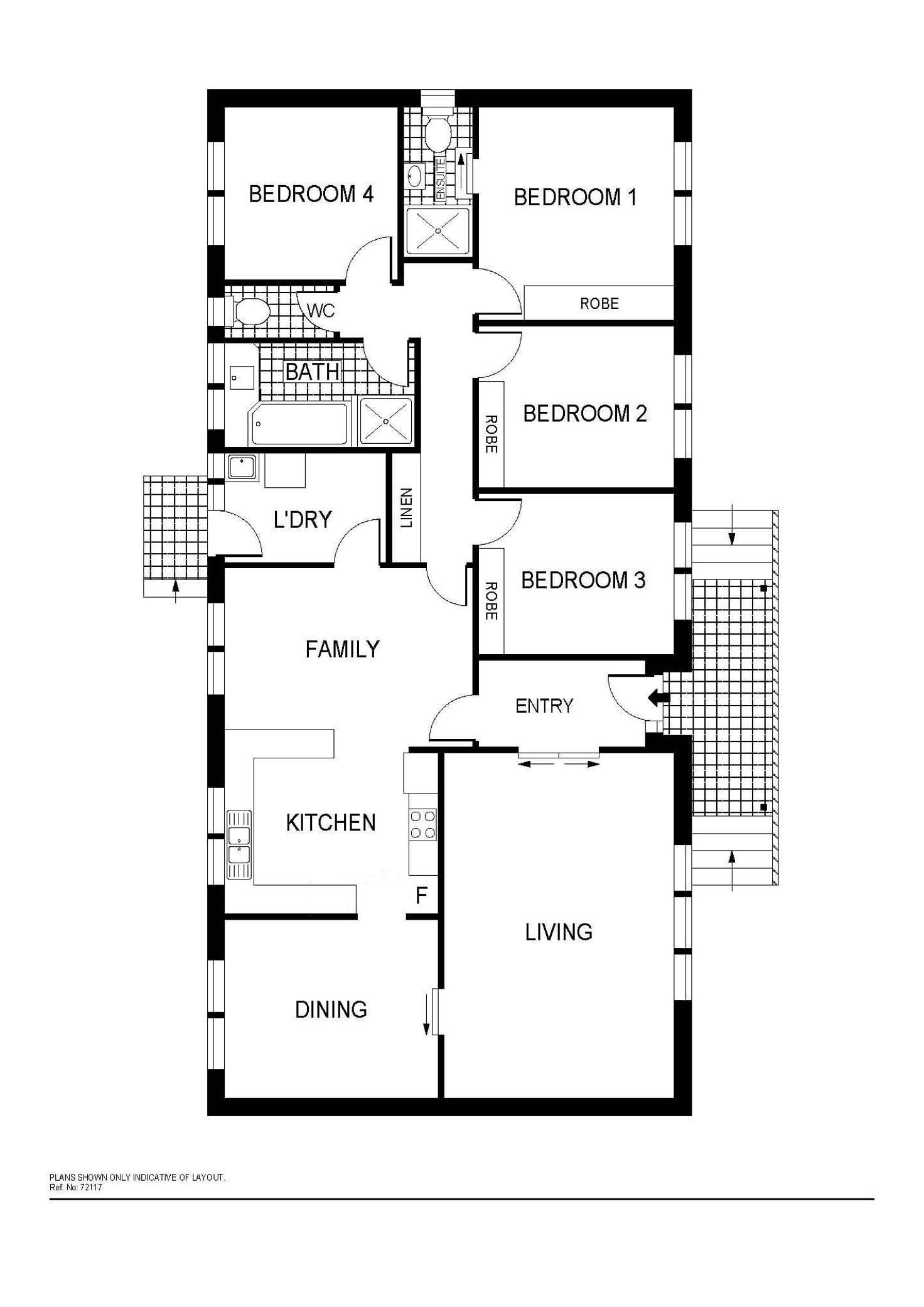 Floorplan of Homely house listing, 198 Tillyard Drive, Fraser ACT 2615