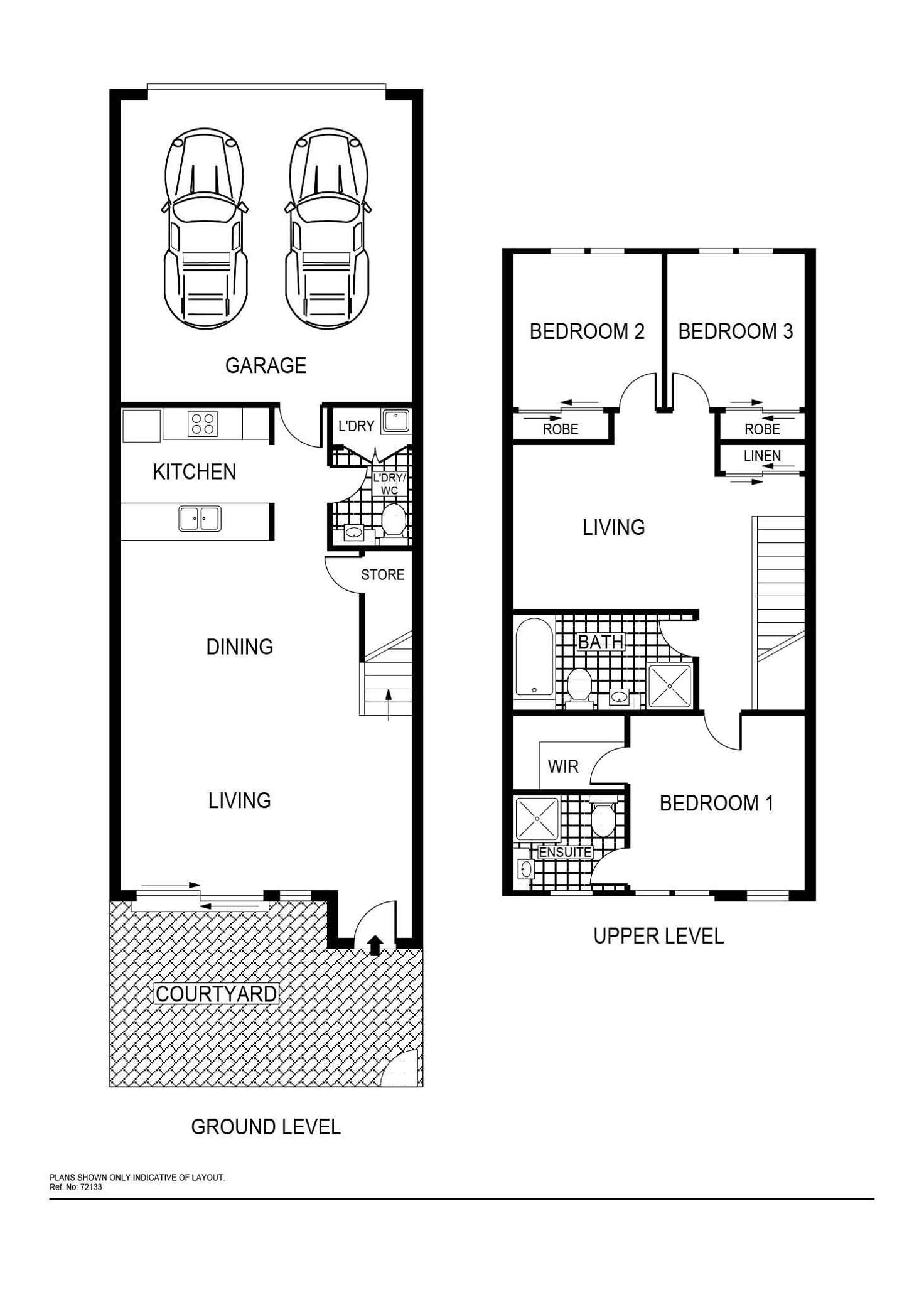 Floorplan of Homely townhouse listing, 88 Wanderlight Avenue, Lawson ACT 2617
