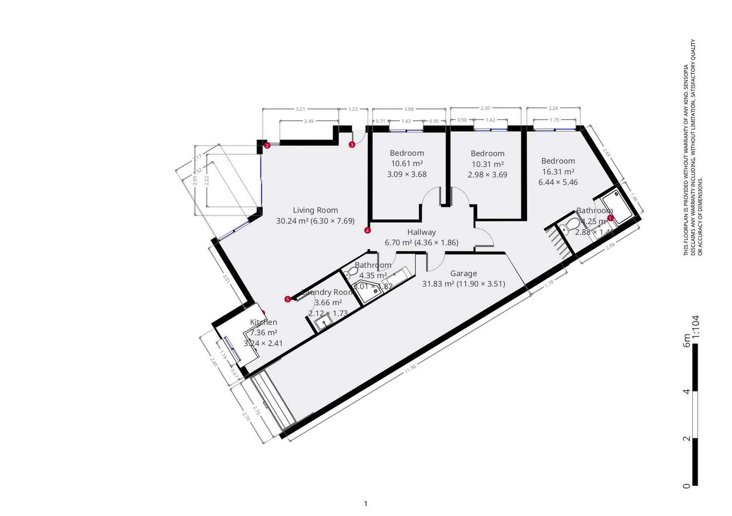 Floorplan of Homely house listing, 14/9 Streatham Street, Beckenham WA 6107