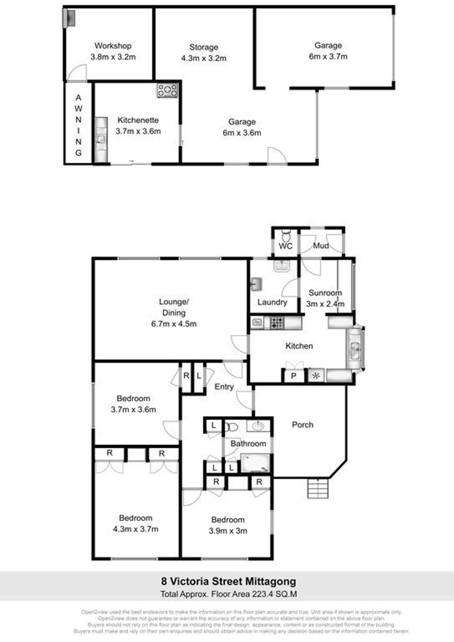 Floorplan of Homely house listing, 8 Victoria Street, Mittagong NSW 2575