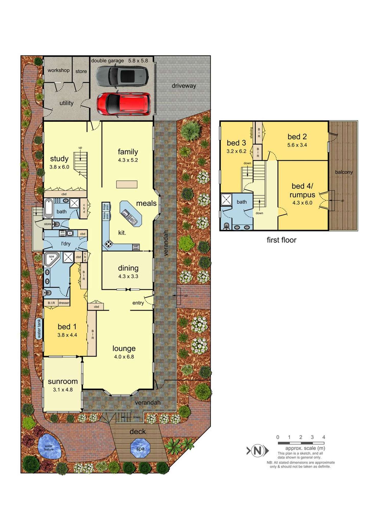 Floorplan of Homely house listing, 97 Garnett Road, Wheelers Hill VIC 3150