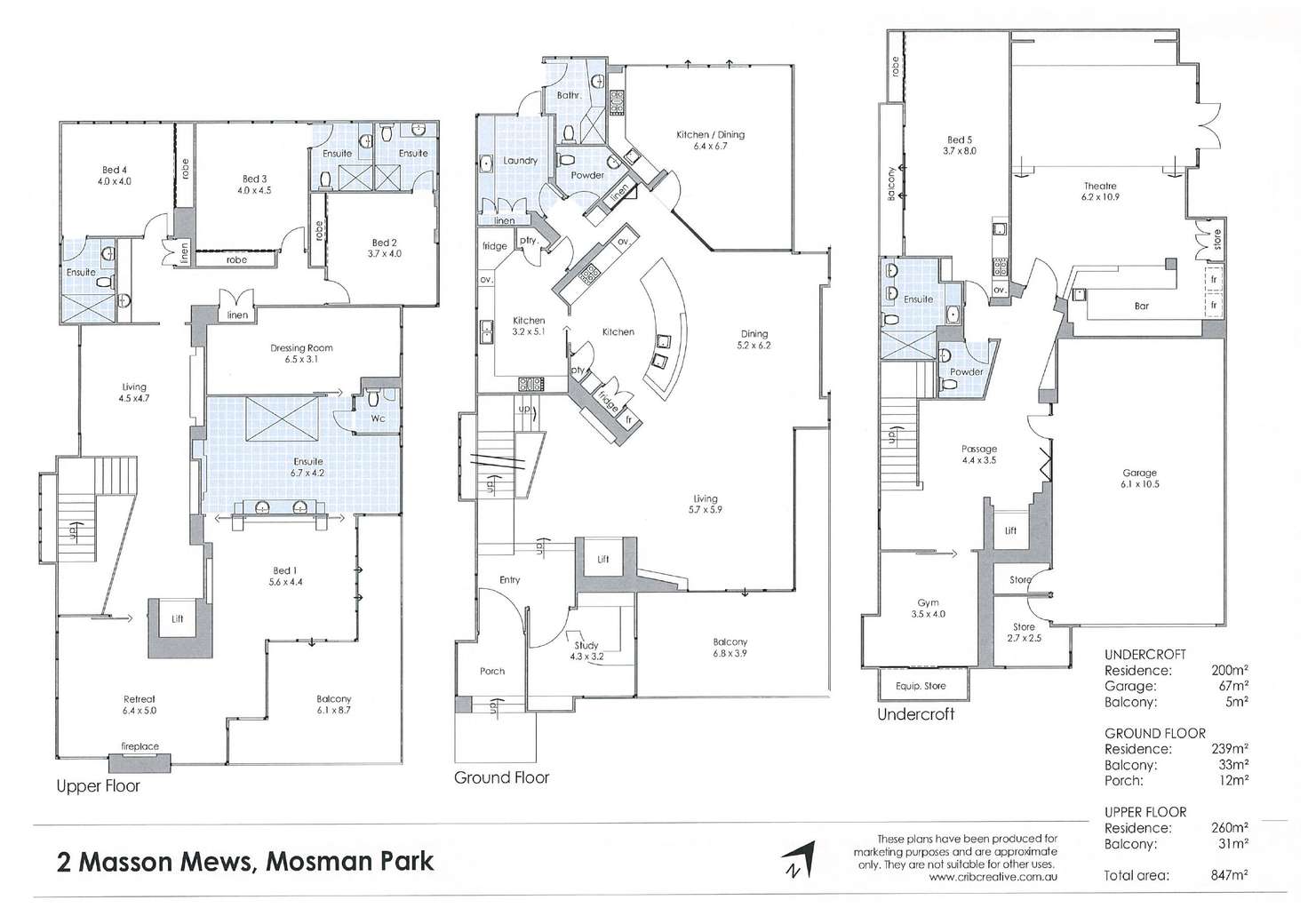 Floorplan of Homely house listing, 2 Masson Mews, Mosman Park WA 6012
