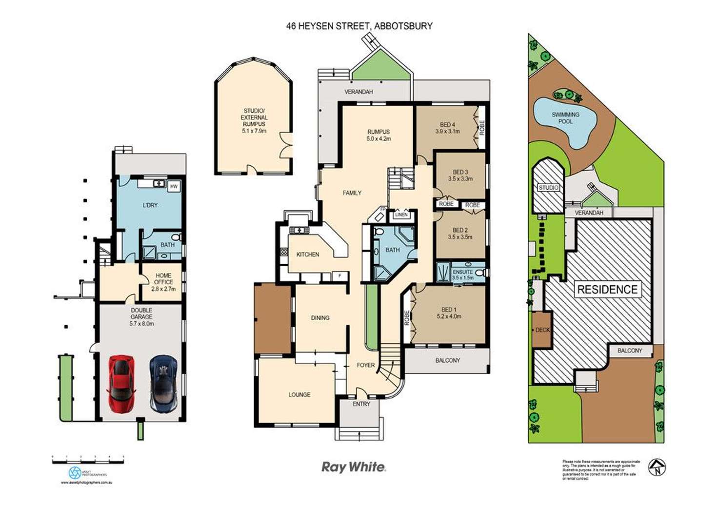 Floorplan of Homely house listing, 46 Heysen Street, Abbotsbury NSW 2176