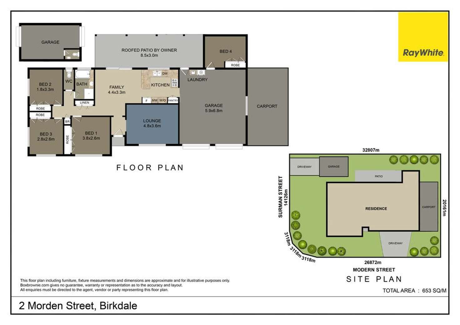 Floorplan of Homely house listing, 2 Morden Street, Birkdale QLD 4159