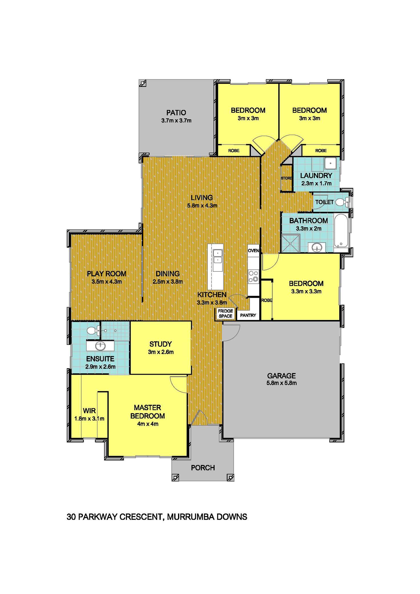 Floorplan of Homely house listing, 30 Parkway Crescent, Murrumba Downs QLD 4503