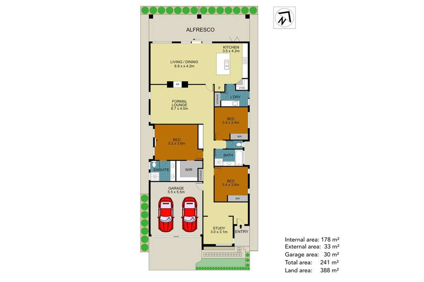Floorplan of Homely house listing, 5 Irons Road, Wyong NSW 2259