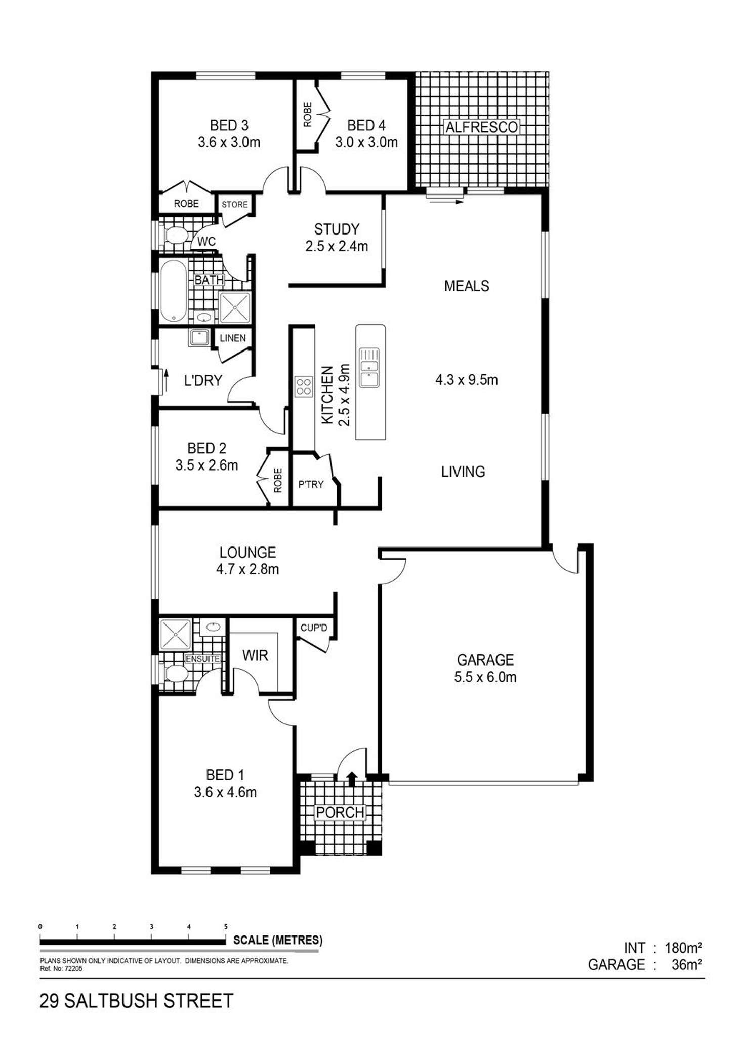 Floorplan of Homely house listing, 29 Saltbush Street, Jackass Flat VIC 3556