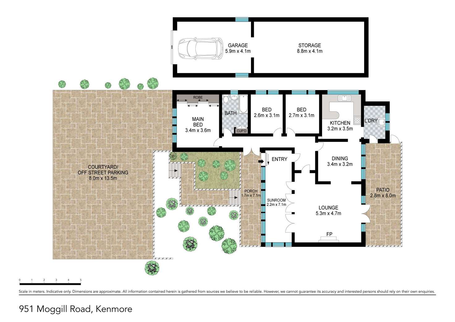 Floorplan of Homely house listing, 951 Moggill Road, Kenmore QLD 4069