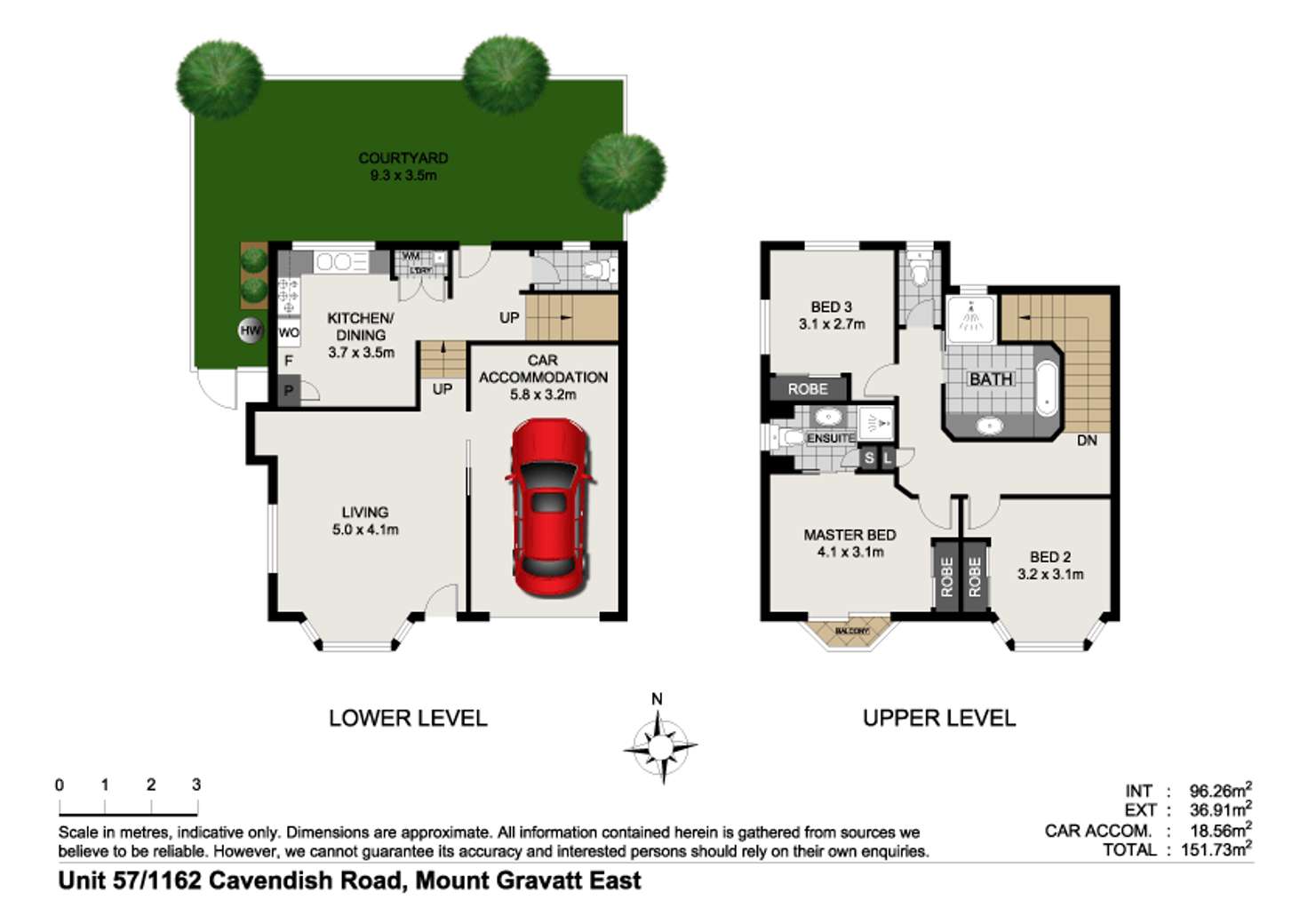 Floorplan of Homely townhouse listing, 57/1162 Cavendish Road, Mount Gravatt East QLD 4122