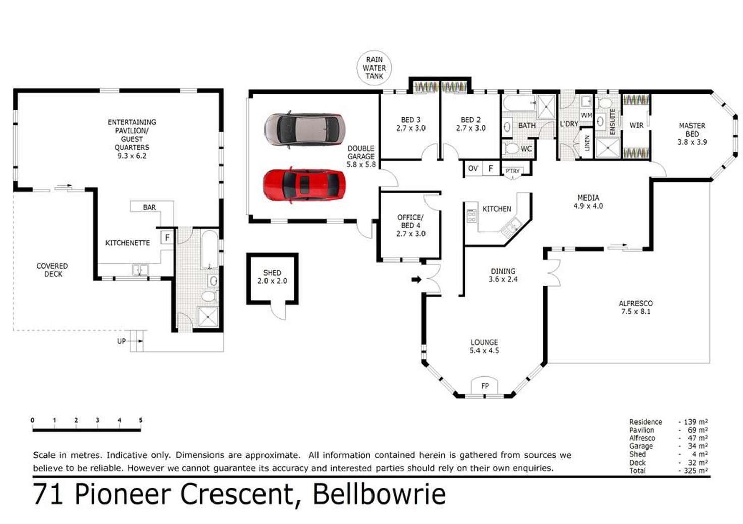 Floorplan of Homely house listing, 71 Pioneer Crescent, Bellbowrie QLD 4070