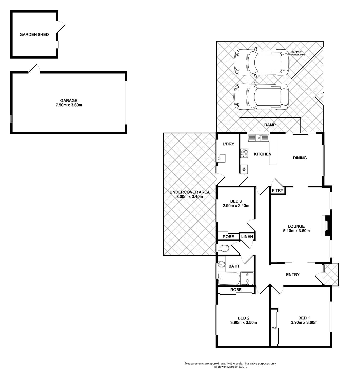 Floorplan of Homely house listing, 17 Victoria Street, Howlong NSW 2643