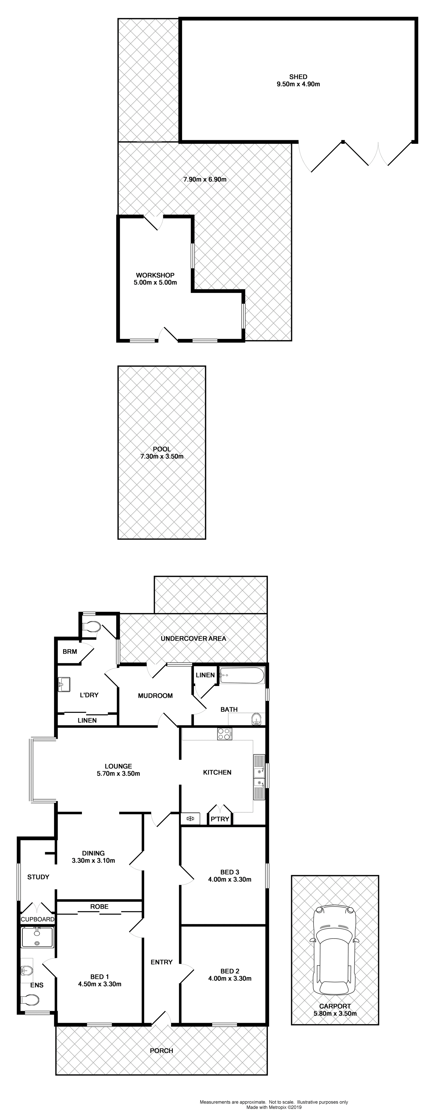 Floorplan of Homely house listing, 59 Ellis Street, Brocklesby NSW 2642