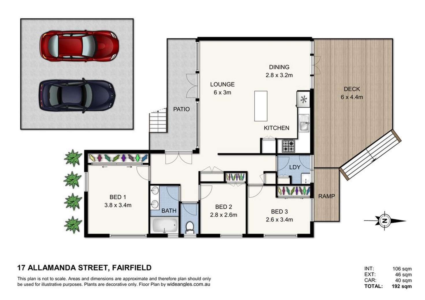 Floorplan of Homely house listing, 17 Allamanda Street, Fairfield QLD 4103