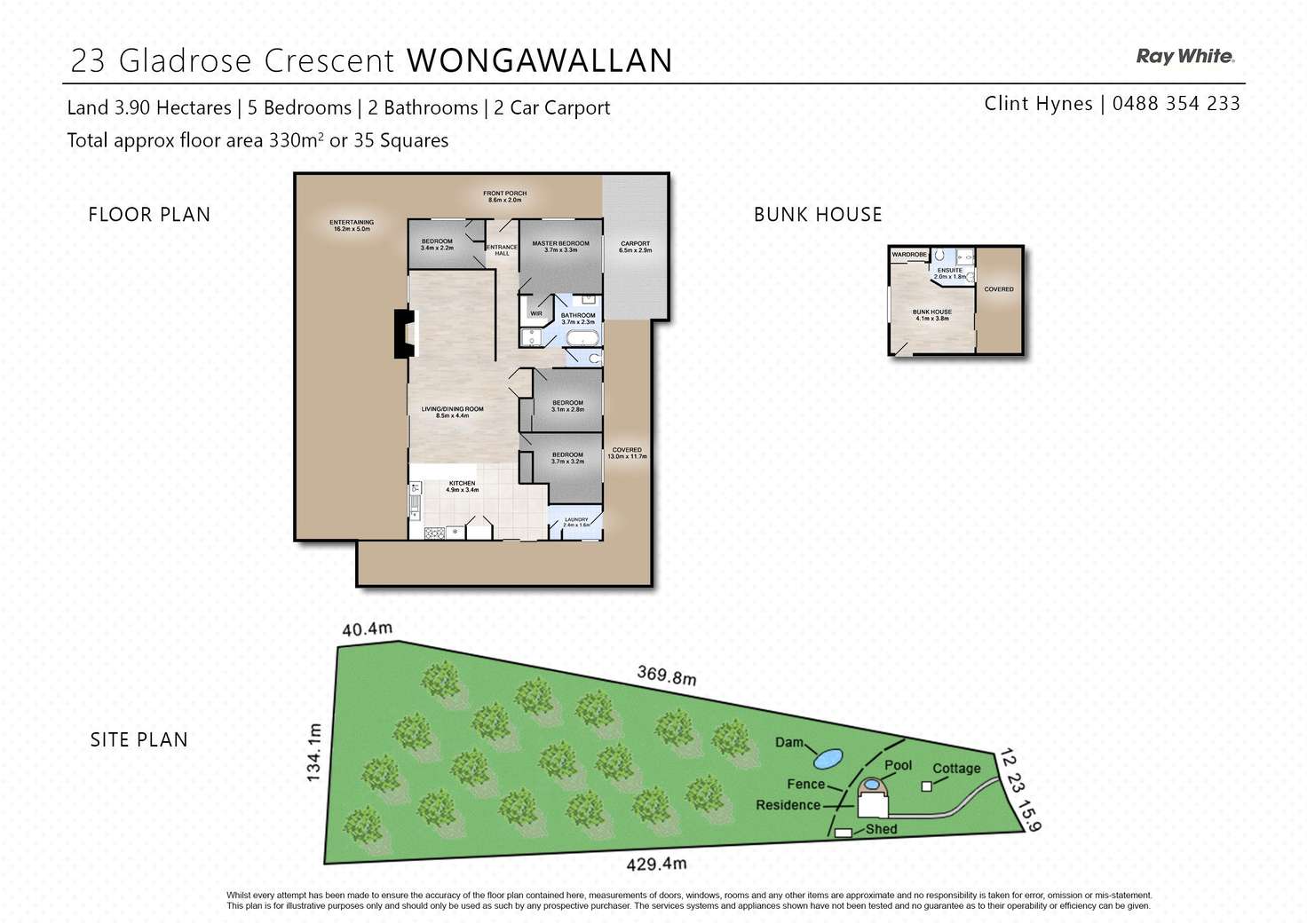 Floorplan of Homely acreageSemiRural listing, 23 Gladrose Crescent, Wongawallan QLD 4210
